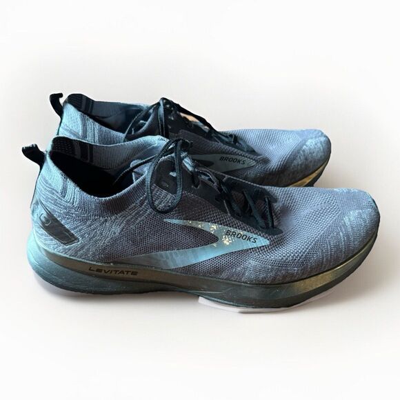 Men’s Brooks Levitate 4 Running Shoes Blackened Pearl Grey,Size 14 Sneakers - Picture 1 of 14